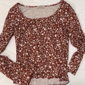 Floral Long Sleeve Top
